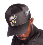 EAGLE F SATIN CAP BLACK