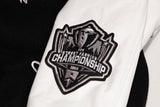 FOF ULTIMATE EAGLES VARSITY JACKET - BLACK/WHITE