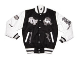 FOF ULTIMATE EAGLES VARSITY JACKET - BLACK/WHITE
