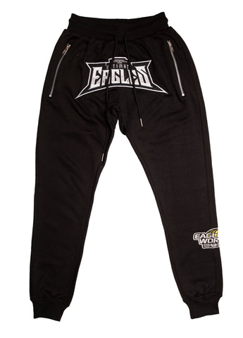 EAGLES WORLD 23 TRACKSUIT BOTTOMS BLACK